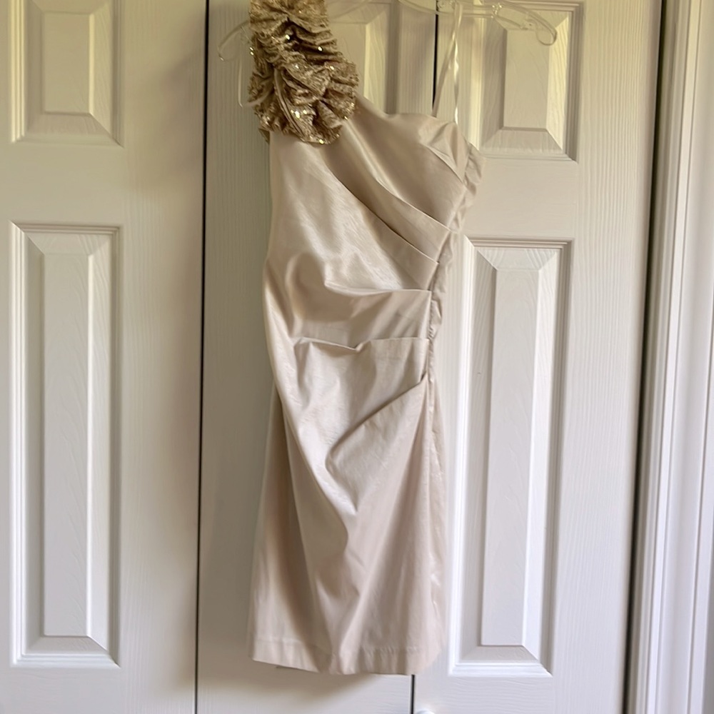 Hailey Logan size 1-2 one shoulder dress